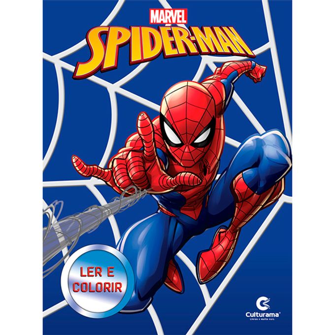 Combo Educativo Infantil Minha Caixa De Histórias Herói Homem Aranha Spider  Man Marvel - Culturama: Livro Capa Dura Com História + Livro De Desenhos  Colorir + Cartela De Adesivos + 06 Lápis