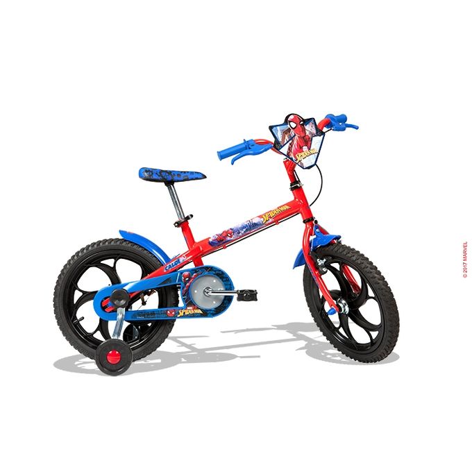 bicicleta-aro-16-homem-aranha-caloi-conteudo