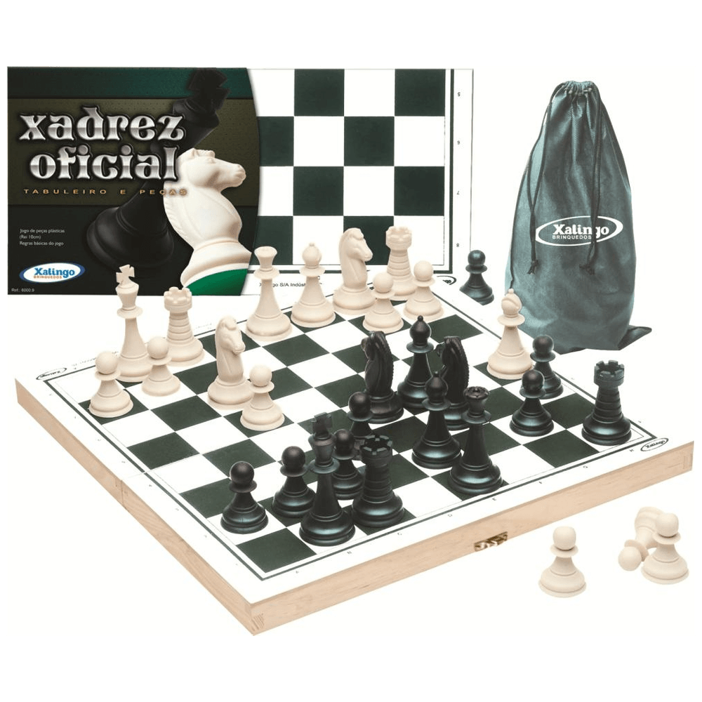 Jogo de Xadrez Oficial - Xalingo - MP Brinquedos