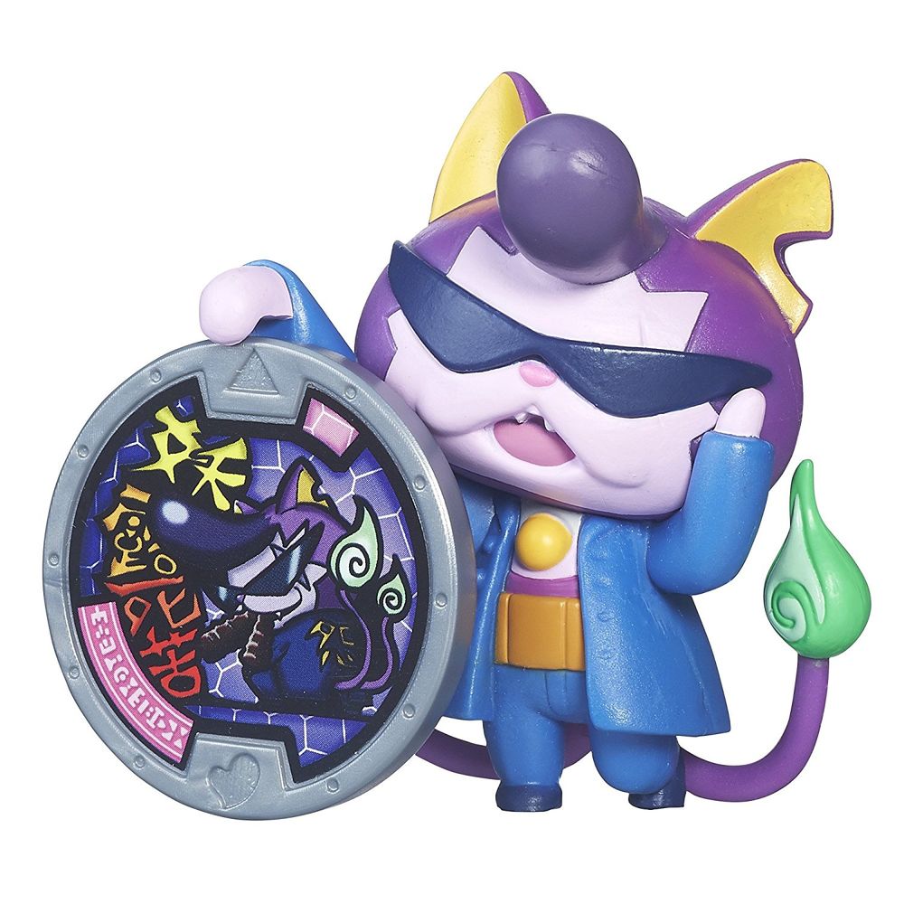 Yo-Kai Watch - Figura com Medalha - Baddinyan B7138 - MP Brinquedos