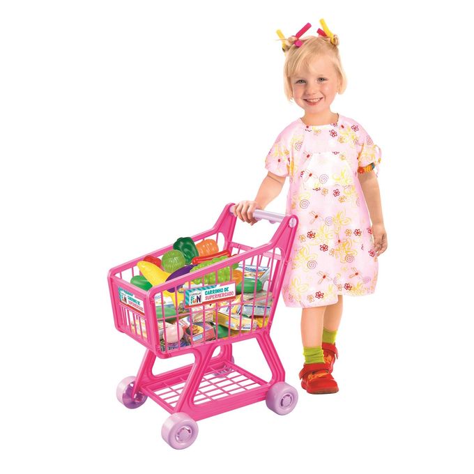 carrinho-supermercado-creative-rosa-conteudo carrinho-supermercado-creative-rosa-conteudo