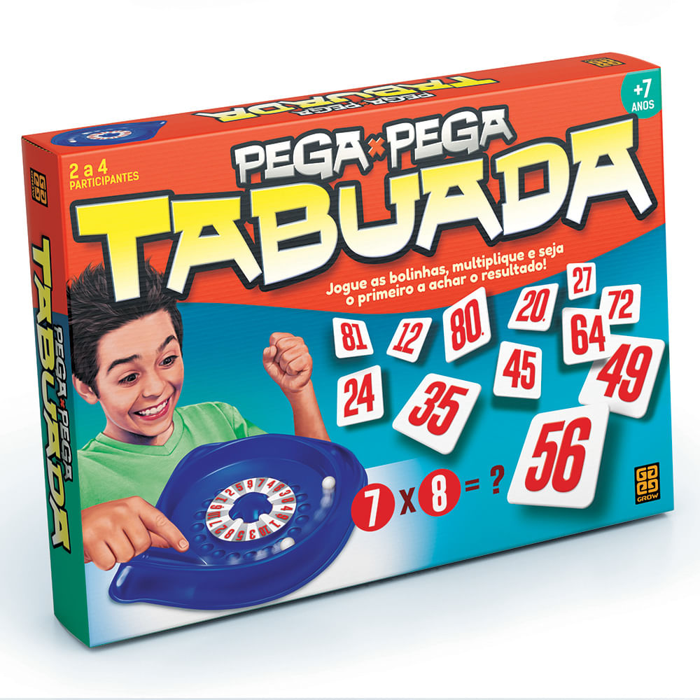 Jogo Pega Pega Tabuada - MP Brinquedos
