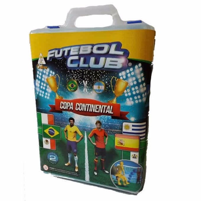 Jogo Futebol Club com 2 Seleções - Brasil X Argentina - Gulliver - Maleta - GULLIVER