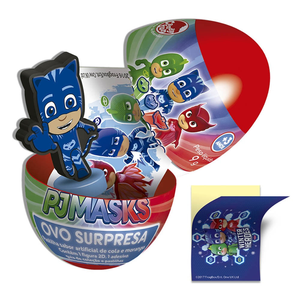 Ovo Surpresa - Pj Masks - MP Brinquedos