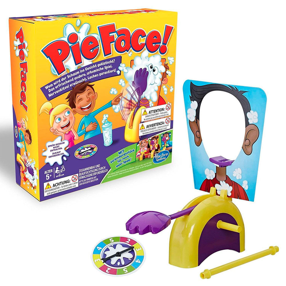 Jogo Pie Face Torta Na Cara Reação Hasbro MP Brinquedos