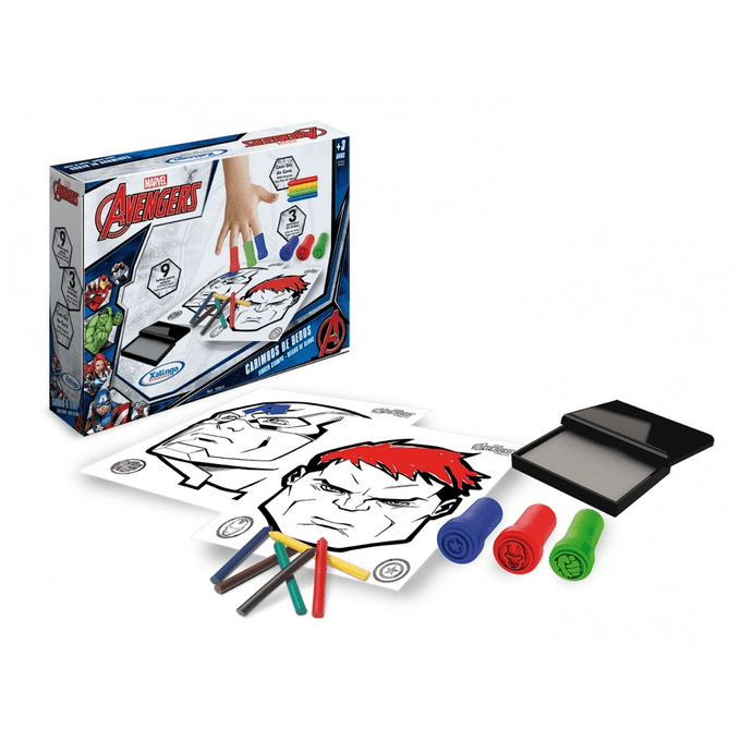 carimbos-de-dedos-vingadores-conteudo carimbos-de-dedos-vingadores-conteudo