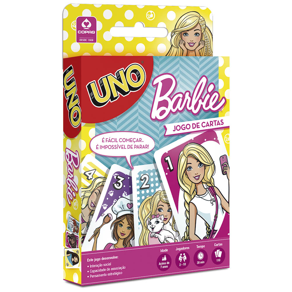 Jogo Uno Barbie - Copag - MP Brinquedos