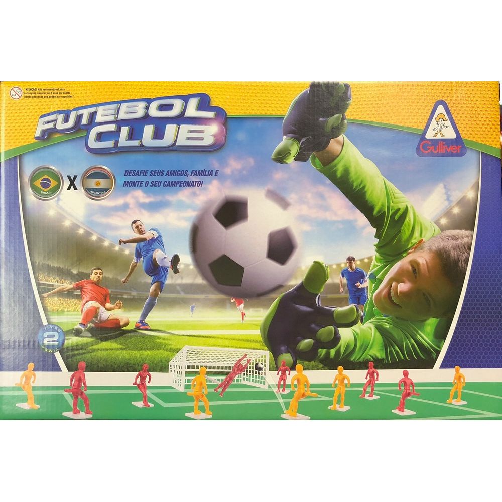 Jogo Futebol Club com 2 Seleções - Brasil X Argentina - Gulliver