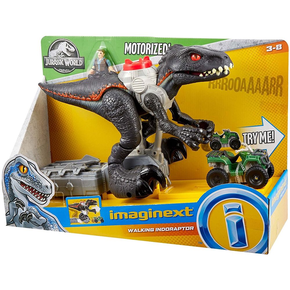 Imaginext - Jurassic World - Dinossauro Grande Motorizado - Indoraptor ...