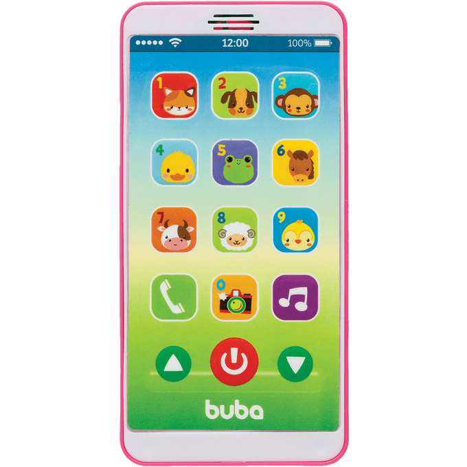 Telefone Baby Phone Rosa - Buba - BUBA TOYS
