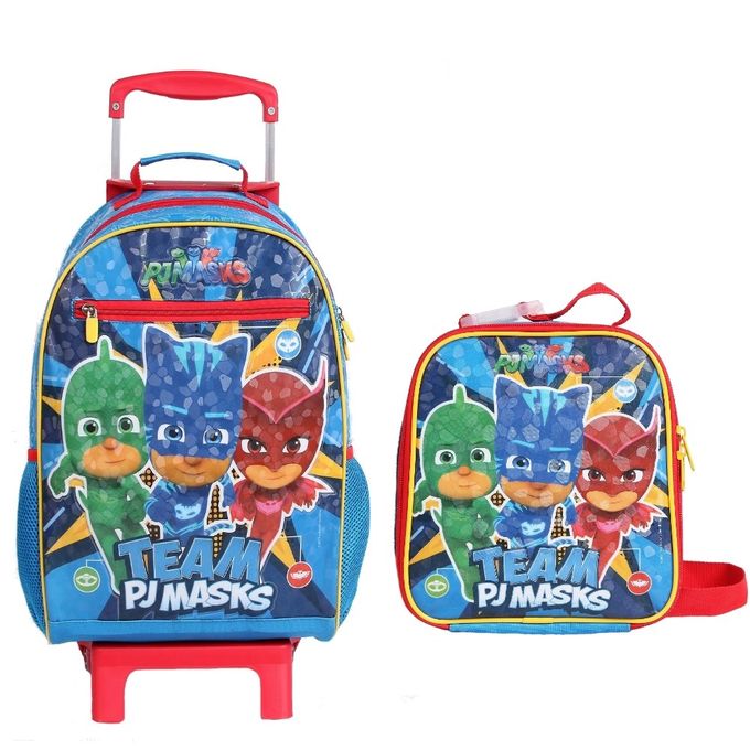 kit-mochila-rodinhas-e-lancheira-pj-masks-team-conteudo kit-mochila-rodinhas-e-lancheira-pj-masks-team-conteudo