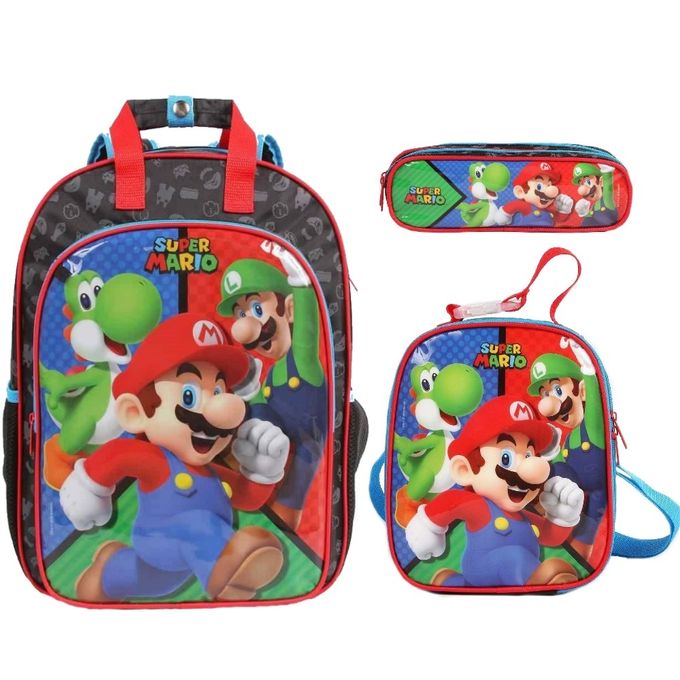 kit-mochila-lancheira-e-estojo-mario-conteudo kit-mochila-lancheira-e-estojo-mario-conteudo