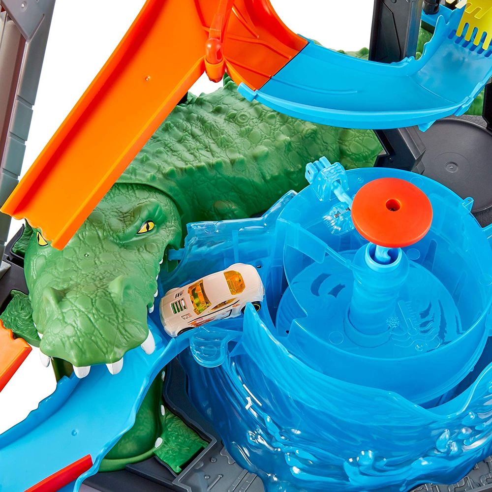 Hot Wheels - Lava-Rápido Ataque do Jacaré Ftb67 - MP Brinquedos