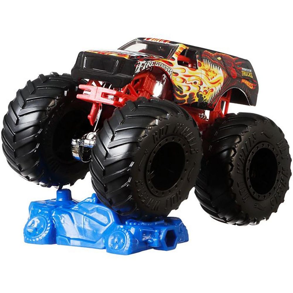 Hot Wheels Monster Trucks Fire Starter Gbt41 MP Brinquedos
