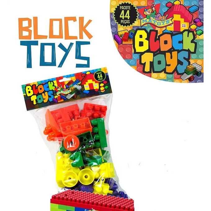 block-toys-com-44-pecas-embalagem block-toys-com-44-pecas-embalagem
