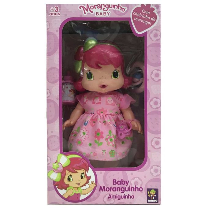 Boneca Moranguinho Baby Amiguinha - Mimo - MIMO