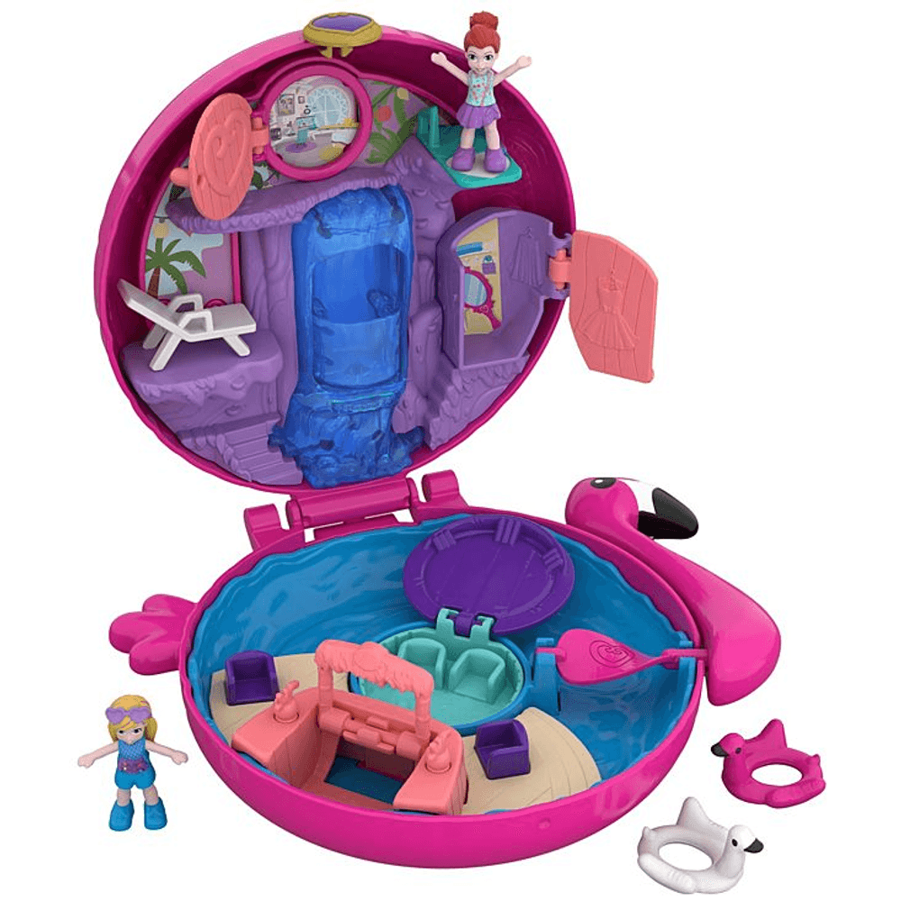 Polly Pocket - Kit Mundo da Mini Polly - Flamingo Surpresa Fry38