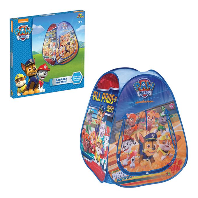 barraca-portatil-patrulha-canina-conteudo barraca-portatil-patrulha-canina-conteudo