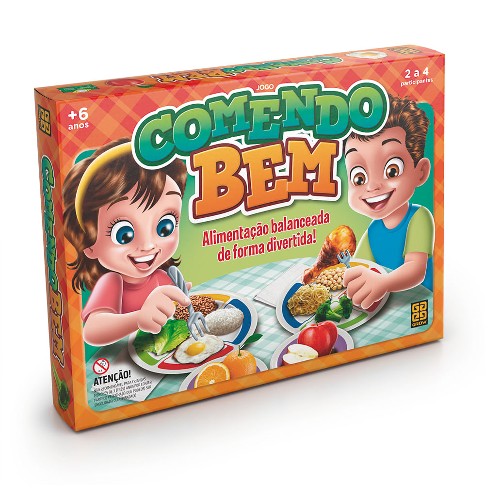 Jogo Comendo Bem - Grow - MP Brinquedos