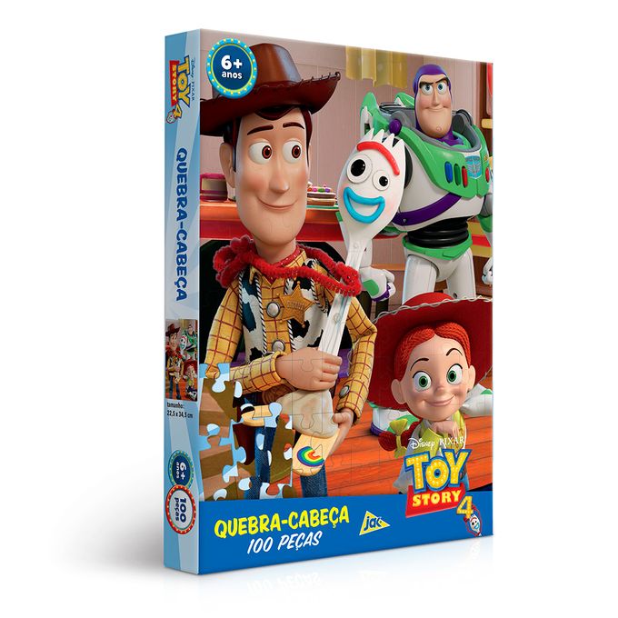 Quebra-Cabea 100 Peas - Toy Story 4 - Toyster - TOYSTER