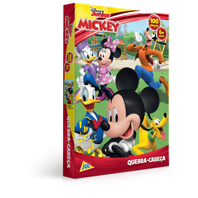 Quebra-Cabeça 100 Peças - Mickey - Toyster - TOYSTER
