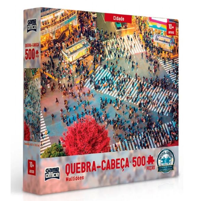 Quebra-Cabea 500 Peas - Multides - Cidade - Toyster - TOYSTER