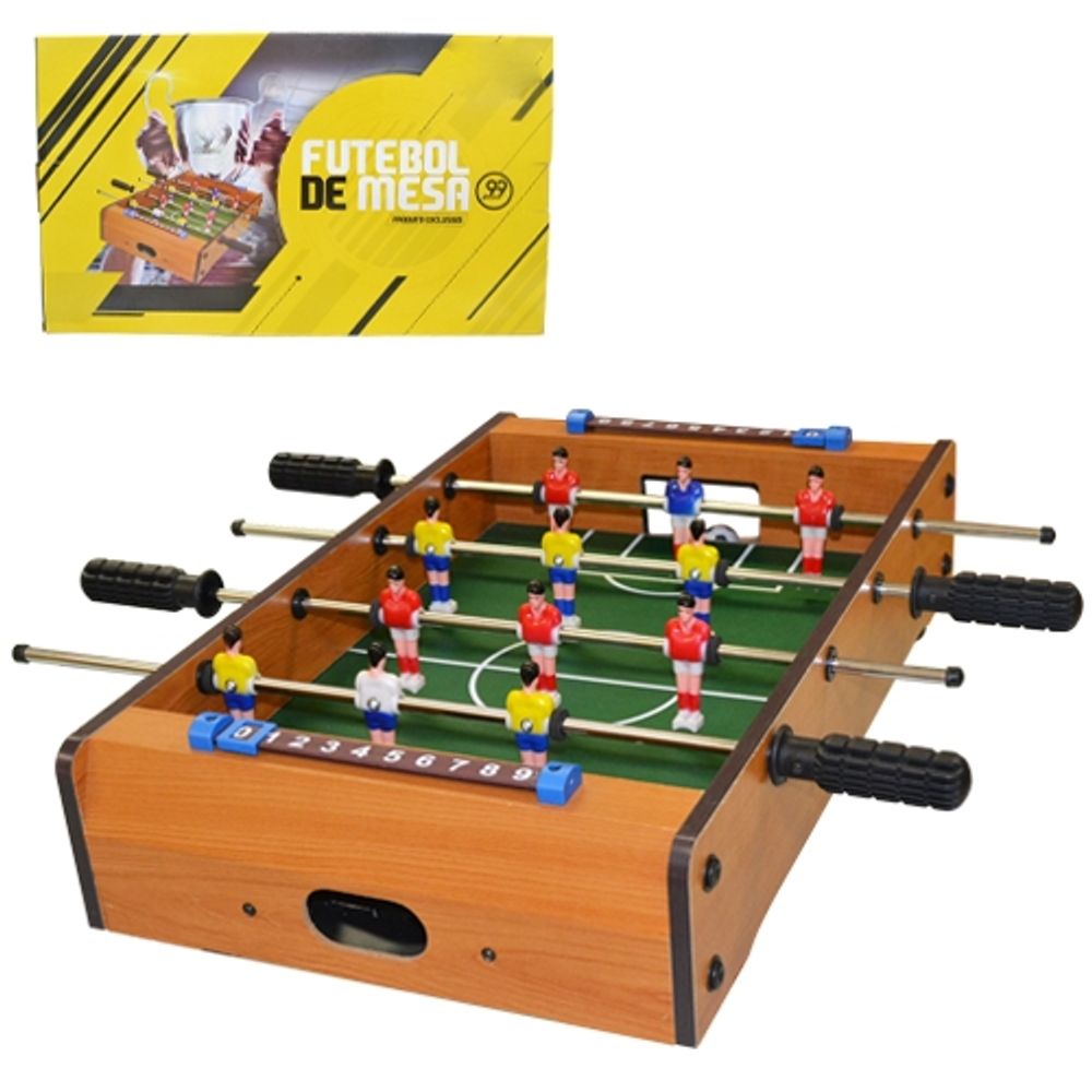 Mini Mesa de Futebol de Mesa Magnético Brinquedo de Mesa de Futebol de Mesa  em Madeira para Crianças Adultas com 2 Jogadores 2 Bolas 2 Quadros de  Pontuação
