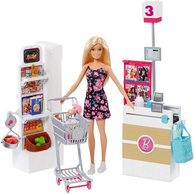 Boneca Barbie - Supermercado de Luxo Frp01 - MATTEL