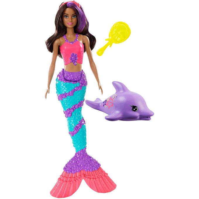 Barbie Dreamhouse Adventures - Sereia Morena Ggg59 - MP Brinquedos