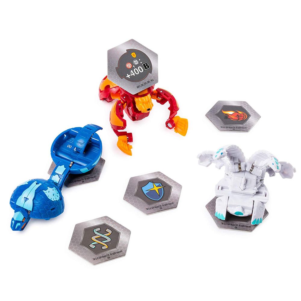 Bakugan - Conjunto Figuras de Batalha e Cards - Pyrus Hydorous - Sunny ...