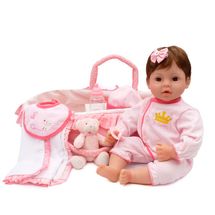 Bebe Reborn Laura Baby Mini Valentina : : Brinquedos e Jogos