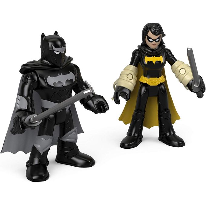 Imaginext - Batman Figuras - Batman Preto e Batman Ninja Ftv07 - MATTEL