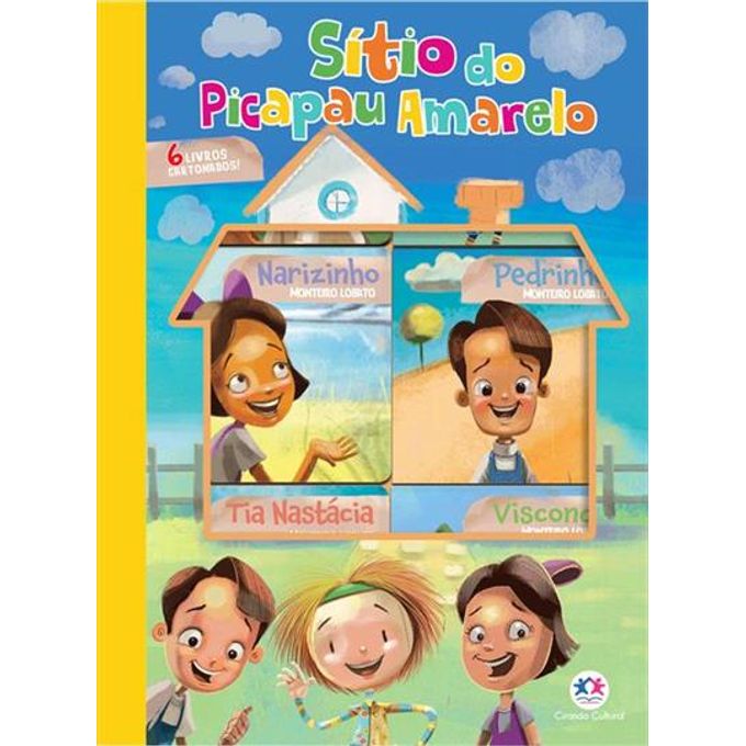 livro-sitio-com-6-mini-livros-embalagem livro-sitio-com-6-mini-livros-embalagem