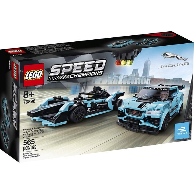 76898 Lego Speed Champions - Formula e Panasonic - Jaguar Racing Gen2 Car e Jaguar I-Pace Etrophy - LEGO