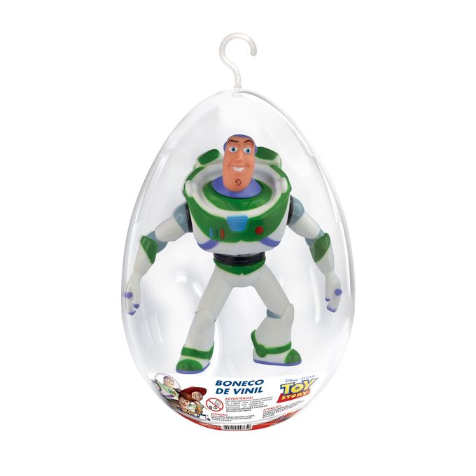 Toy Story - Boneco de Vinil No Ovo - Buzz - Lider - LDER