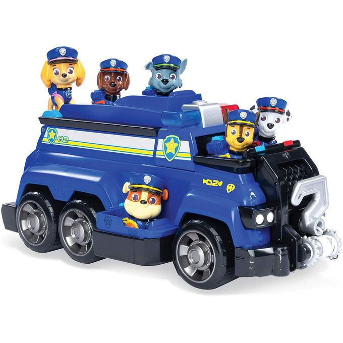 Patrulha Canina - Caminhão de Polícia Chase com 6 Personagens - Sunny - SUNNY
