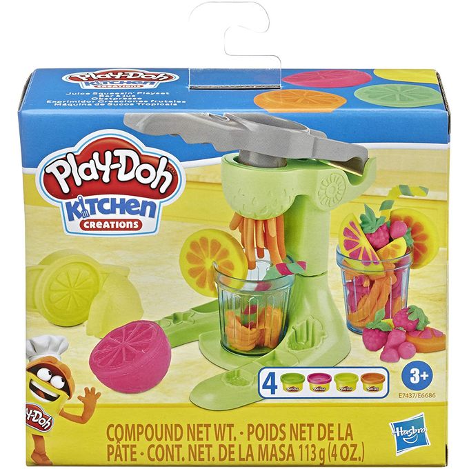 Massinha Play-Doh - Kit Comidas - Sucos Tropicais E7437 - Hasbro - HASBRO