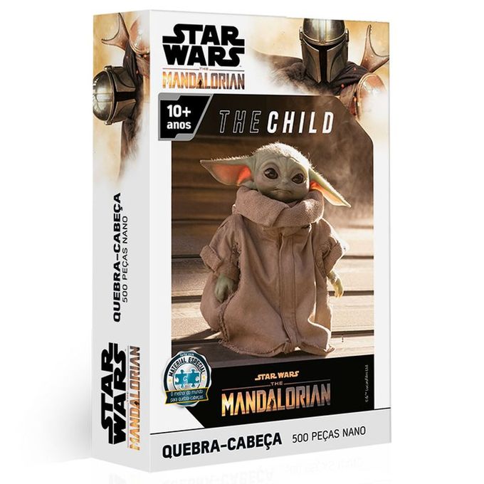 Quebra-Cabea 500 Peas Nano - Star Wars - The Mandalorian - The Child - Toyster - TOYSTER