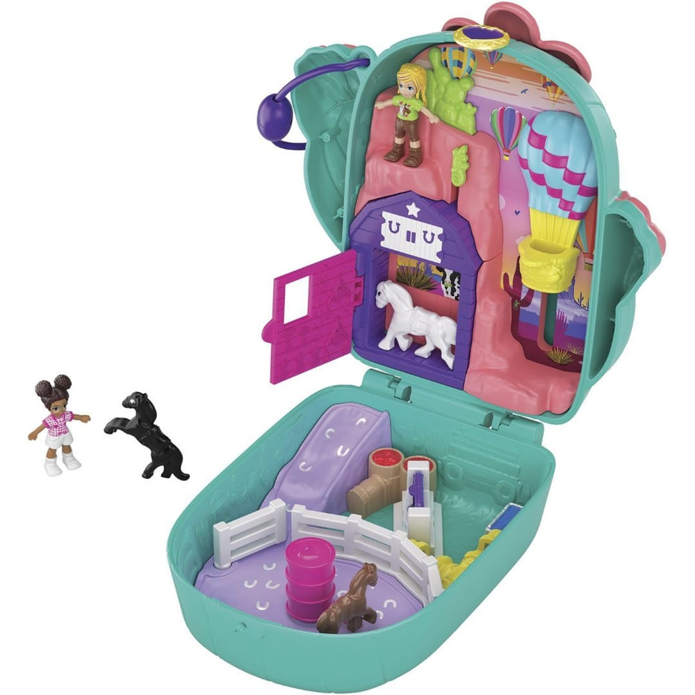 Polly Pocket - Kit Mundo da Mini Polly - Rancho Divertido Gkj46