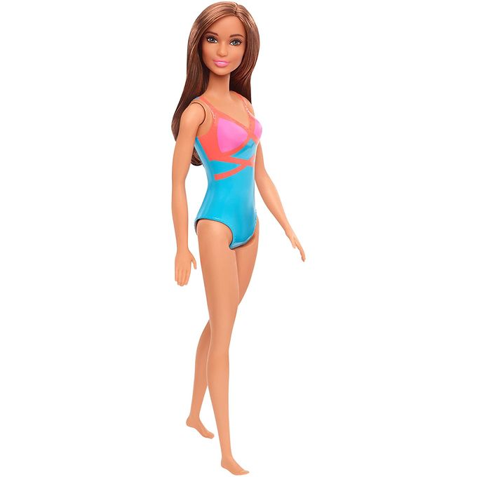 Boneca Barbie Praia Morena - Mai Azul Ghw40 - MATTEL