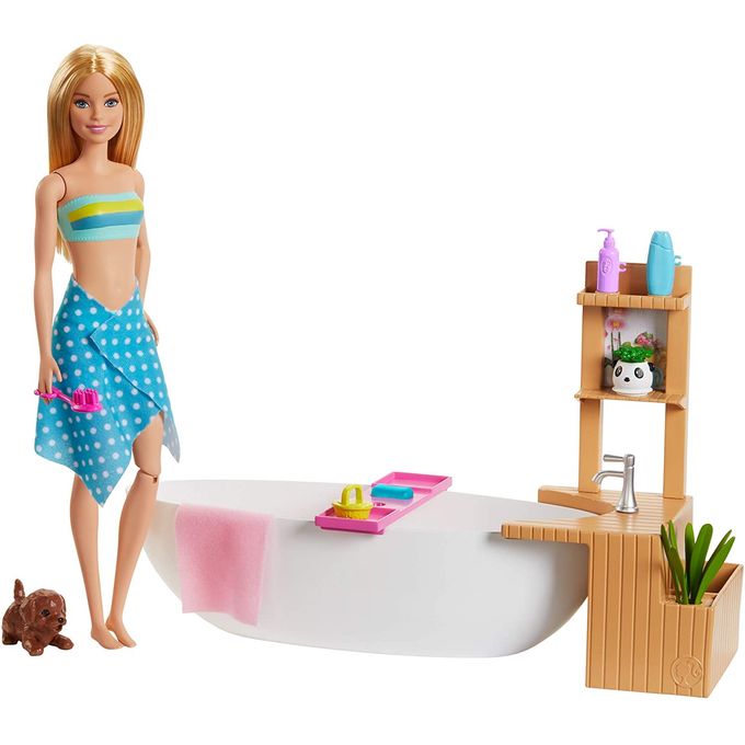 Boneca Barbie - Banho de Espumas Gjn32 - MATTEL