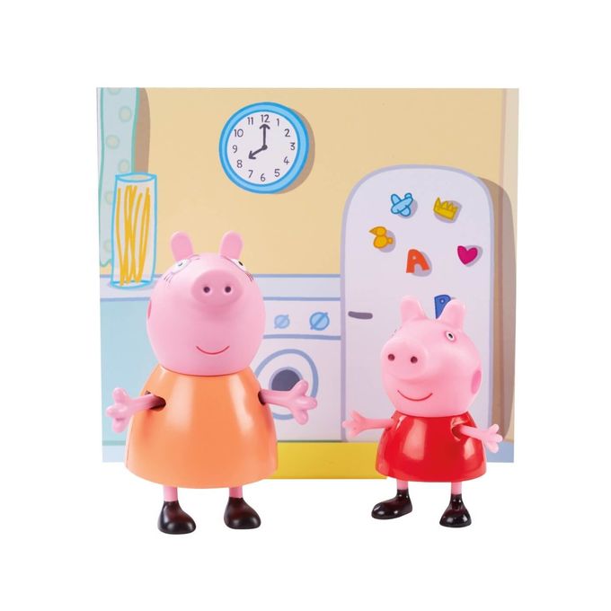 Peppa Pig - Pack com 2 Figuras - Peppa Pig e Mamãe Pig - Sunny - SUNNY