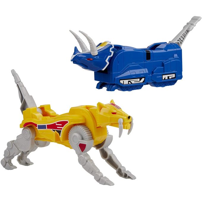 Power Rangers - Dino Megazord - Triceratops & Sabertooth Tiger E9539 - HASBRO