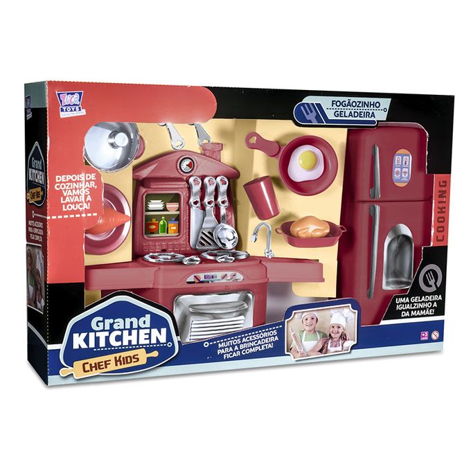 Cozinha Infantil Grand Kitchen Chef Kids - Zuca Toys - ZUCA TOYS