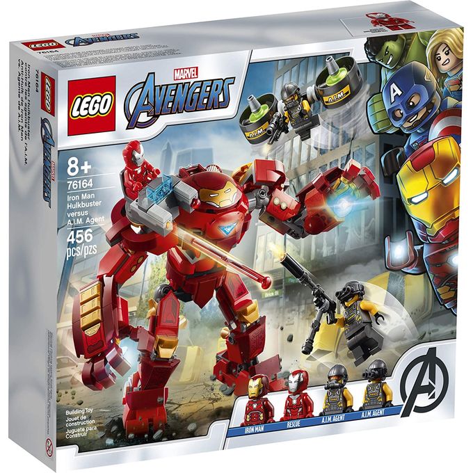 76164 Lego Super Heroes Vingadores - Homem de Ferro Hulkbuster Contra Agente A.I.M. - LEGO