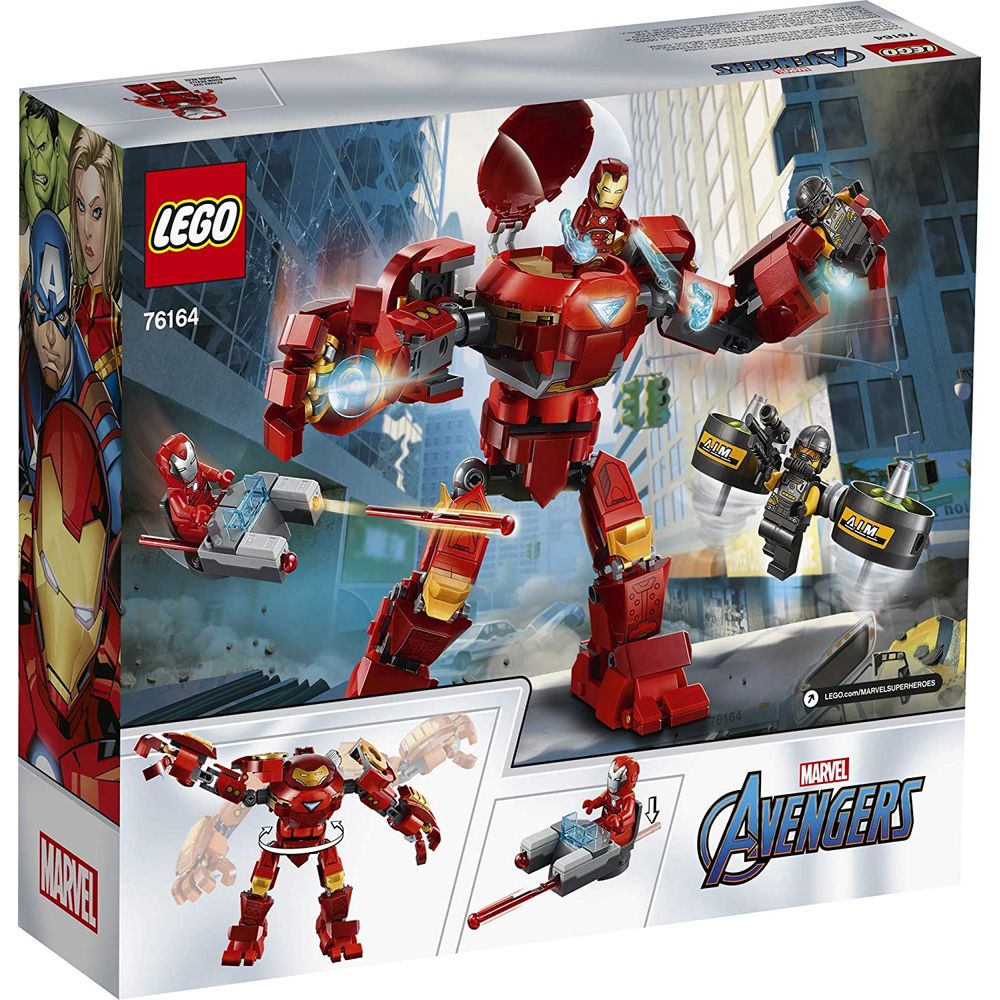 76164 Lego Super Heroes Vingadores - Homem de Ferro Hulkbuster Contra ...