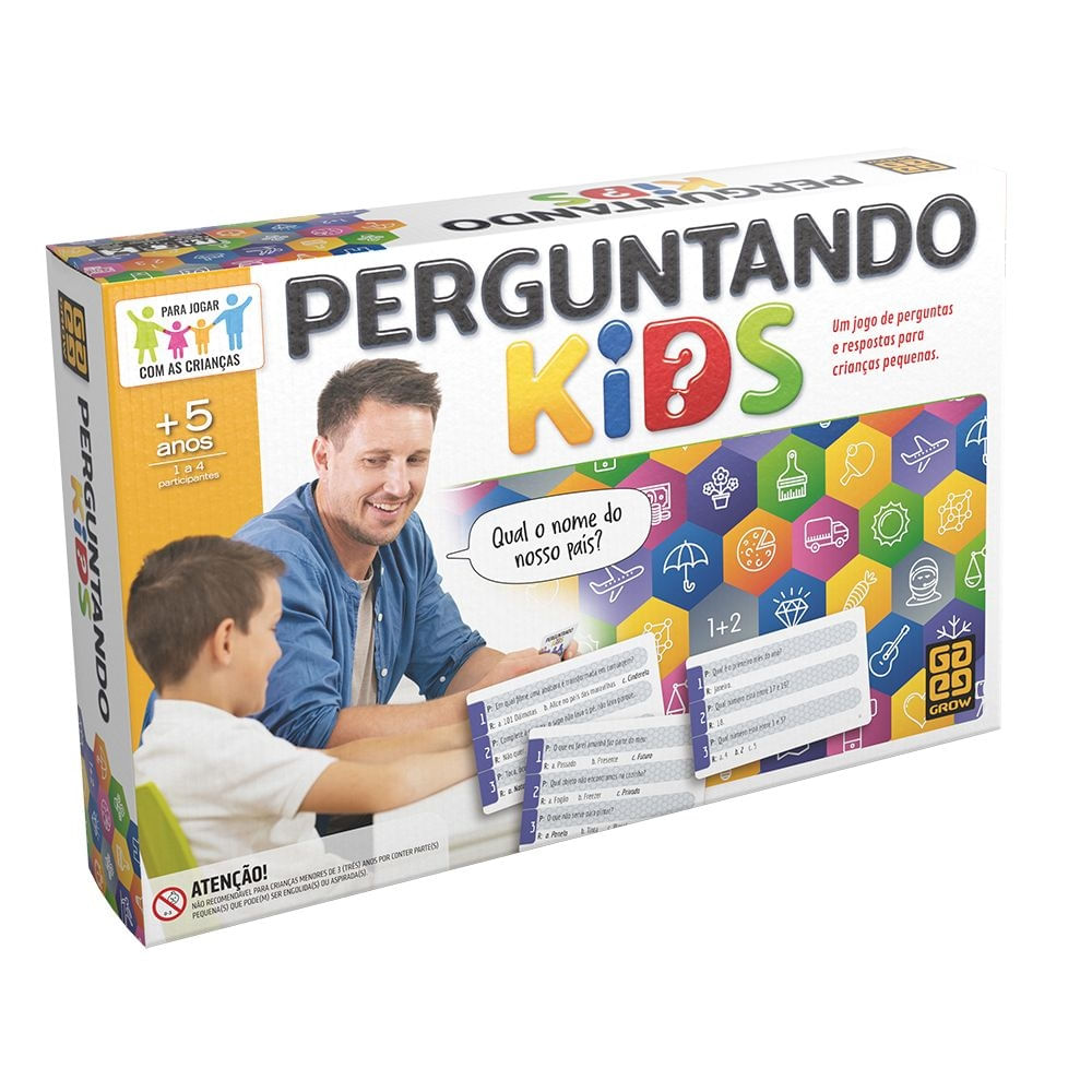 Jogo Perguntando Kids - Grow - MP Brinquedos