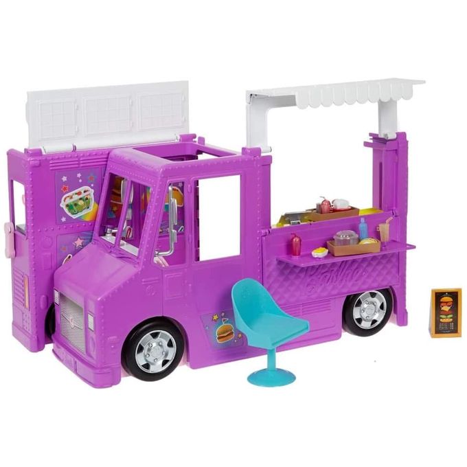 Barbie - Veculo Food Truck Gmw07 - MATTEL