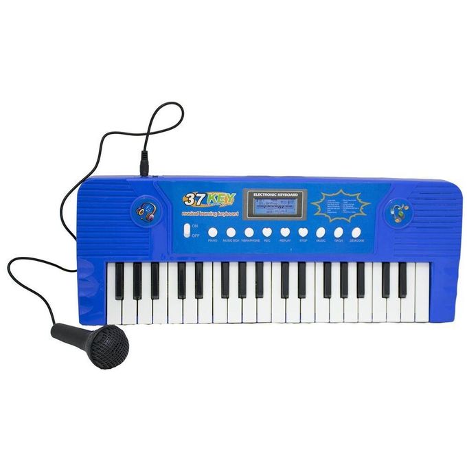 teclado-eletronico-microfone-azul-conteudo