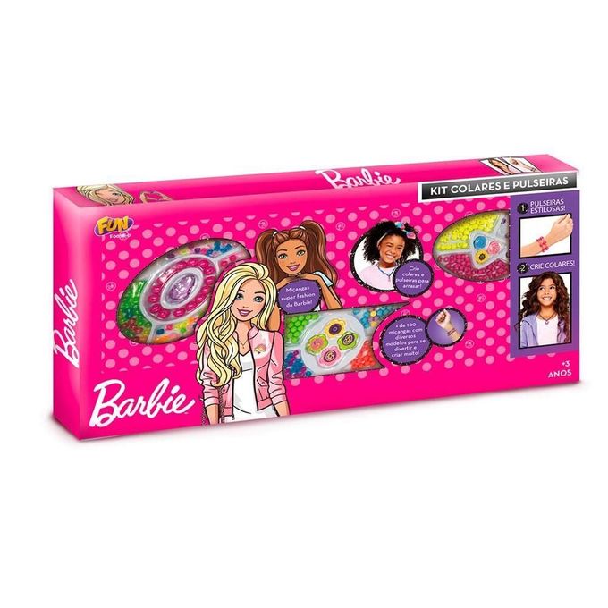 Barbie - Kit Colares e Pulseiras - Fun - FUN
